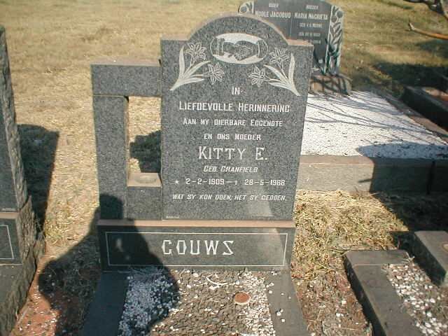 GOUWS Kitty E. nee CRANFIELD 1909-1988