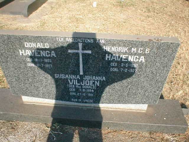 HAVENGA :: VILJOEN :: MACDONALD