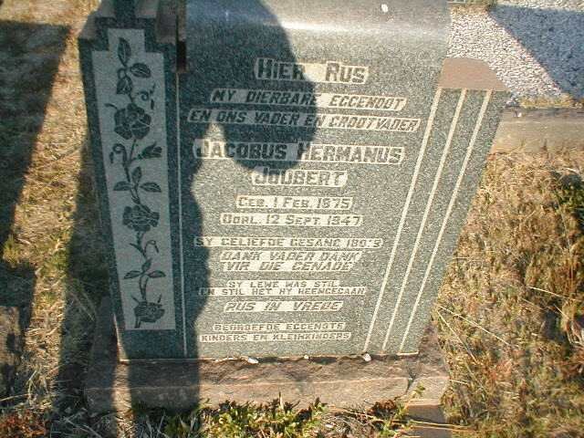 JOUBERT Jacobus Hermanus 1875-1947