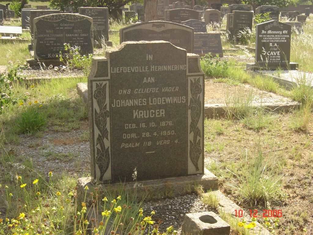 KRUGER Johannes Lodewikus 1876-1950