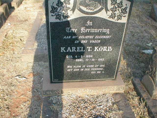 KORB Karel T. 1884-1963