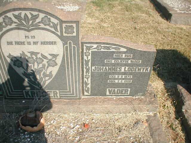 KRUGER Johannes Lodewyk 1873-1958