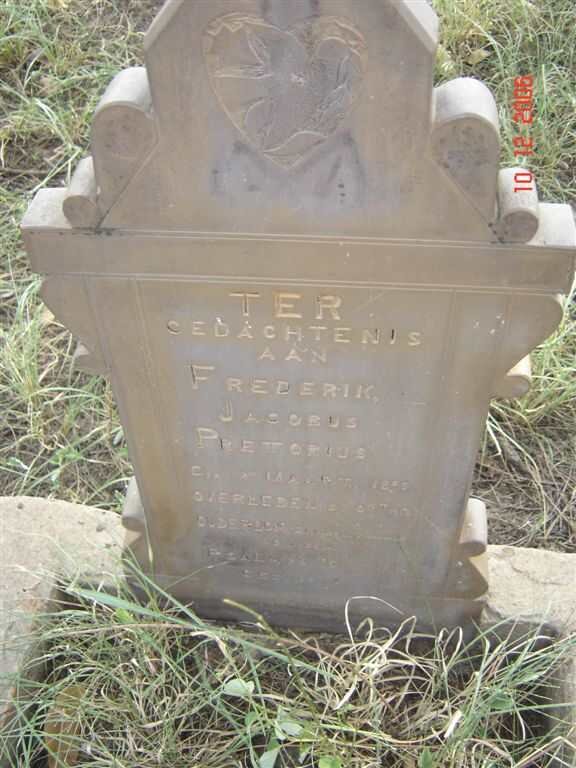 PRETORIUS Frederik Jacobus 1897-1913