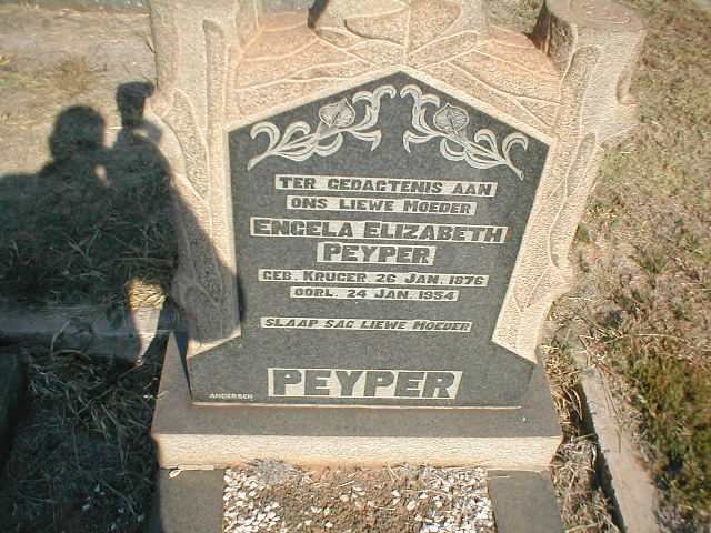 PEYPER Engela Elizabeth nee KRUGER 1876-1954