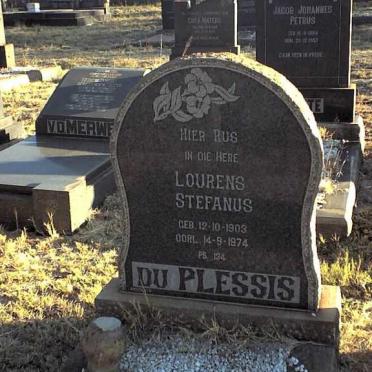 PLESSIS Lourens Stefanus, du 1903-1974