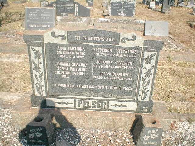 PELSER ::  KRUIS :: PRINSLOO