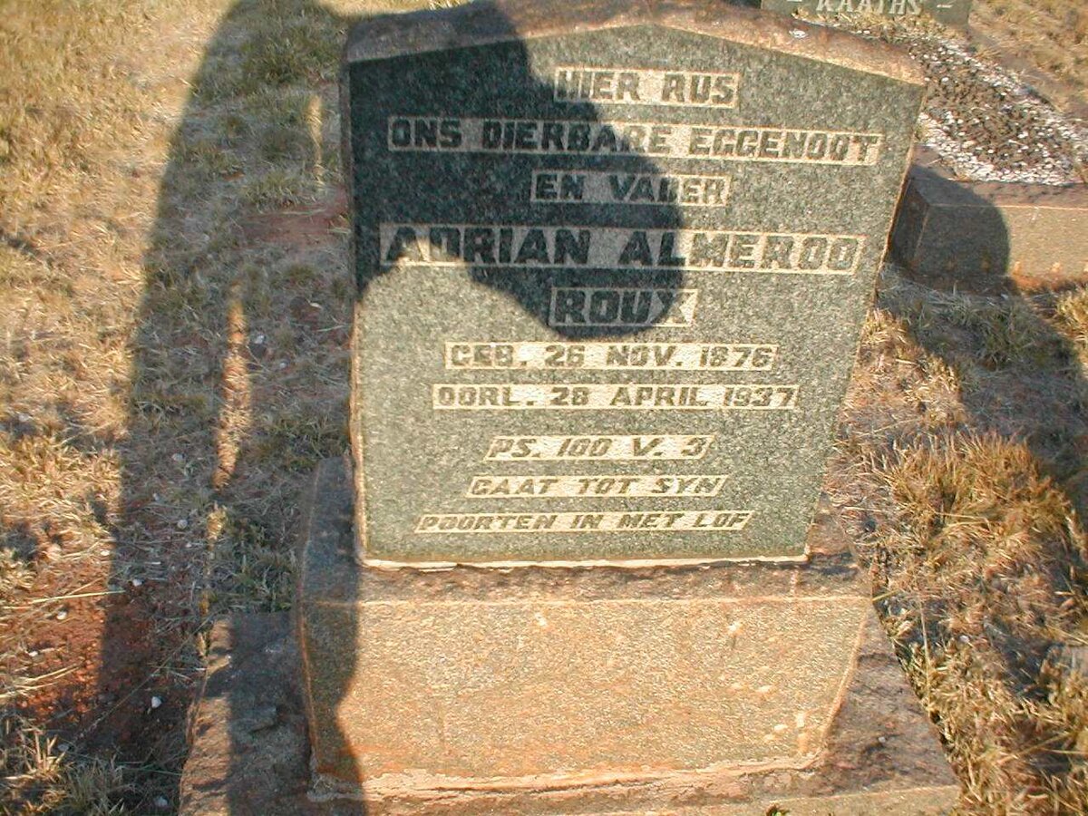 ROUX Adrian Almeroo 1876-1937