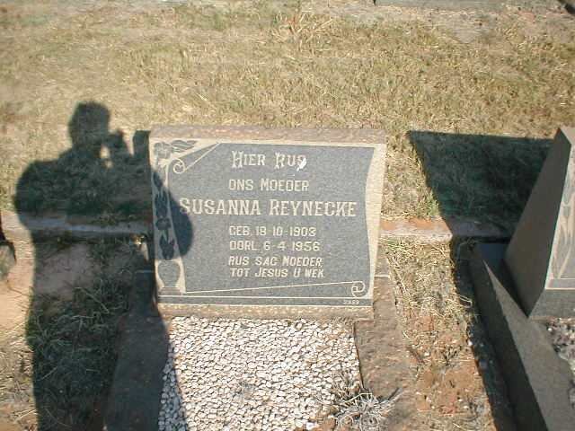 REYNECKE Susanna 1903-1956