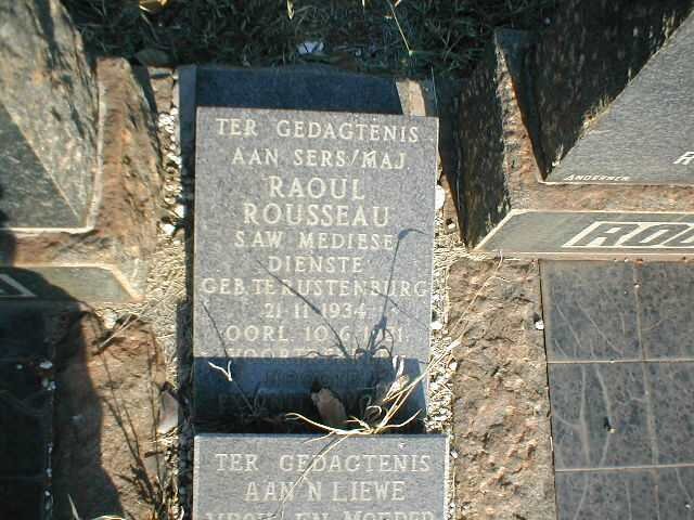 ROUSSEAU Raoul 1934-1981