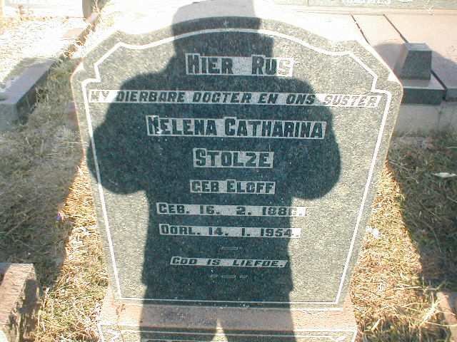 STOLZE Helena Catharina nee ELOFF 1880-1954