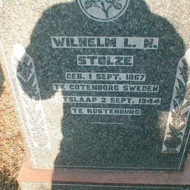 STOLZE Wilhelm L.N. 1867-1944
