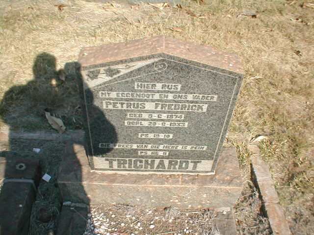 TRICHARDT Petrus Fredrick 1874-1933