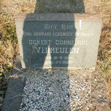 VERMEULEN Ockert Cornelius 1885-1948
