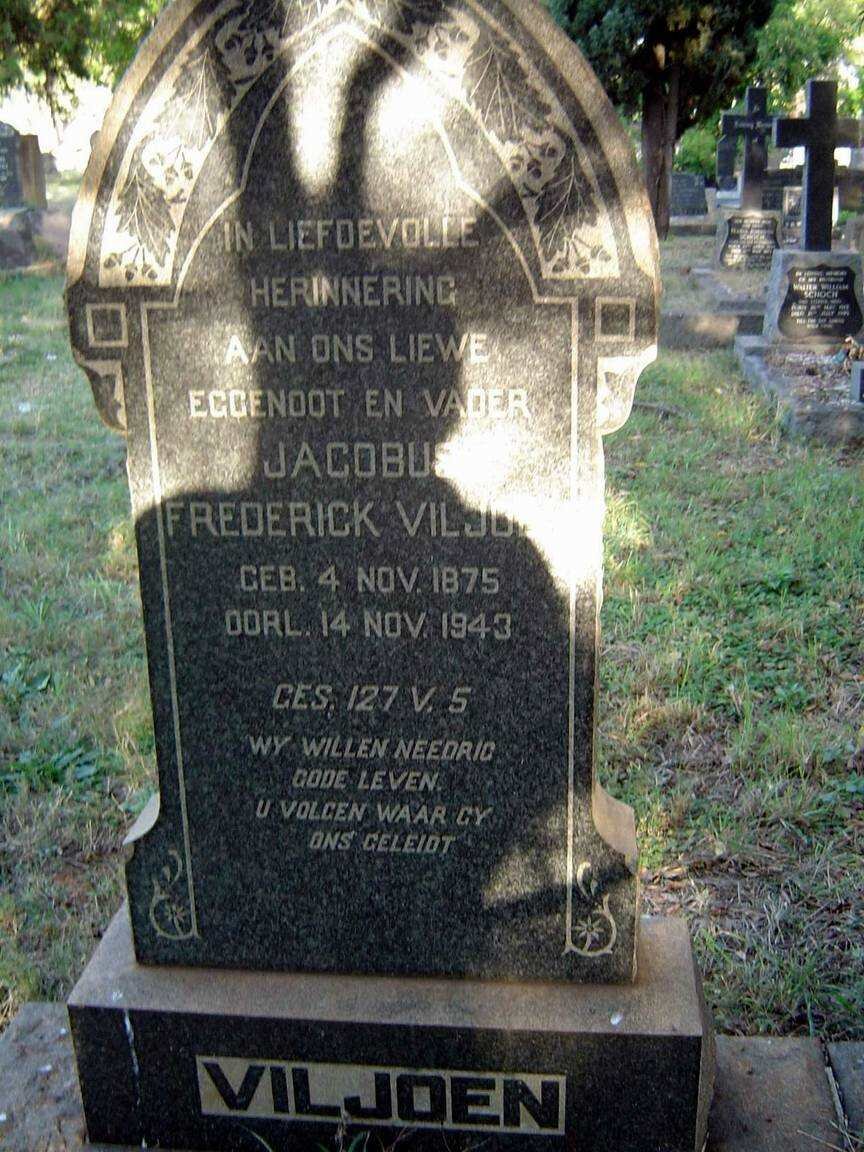 VILJOEN Jacobus Frederick 1875-1943