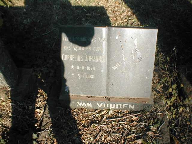 VUUREN Cornelius Johannes, van 1878-1960