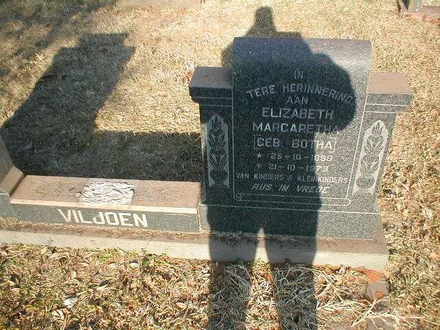 VILJOEN Elizabeth Margaretha nee BOTHA 1898-1979