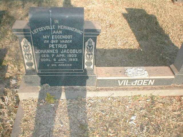 VILJOEN Petrus Johannes Jacobus 1903-1953