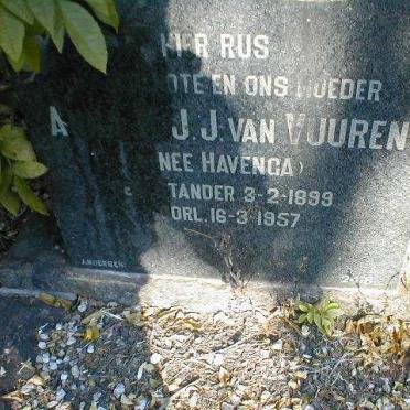 VUUREN Anna W.J.J., van 1899-1957