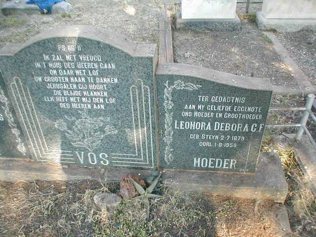 VOS Leonora Debora C.F. nee STEYN 1879-1959