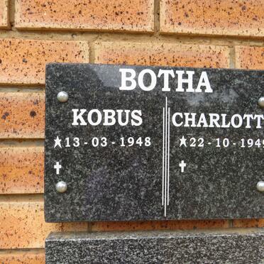 BOTHA Kobus 1948- & Charlotte 1949- 