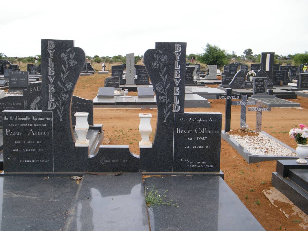 BYLEVELD Petrus Andries 1911-1970 &amp; Hester Catharina SWART 1917-