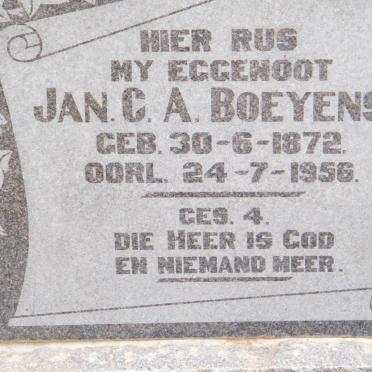 BOEYENS Jan C.A. 1872-1956