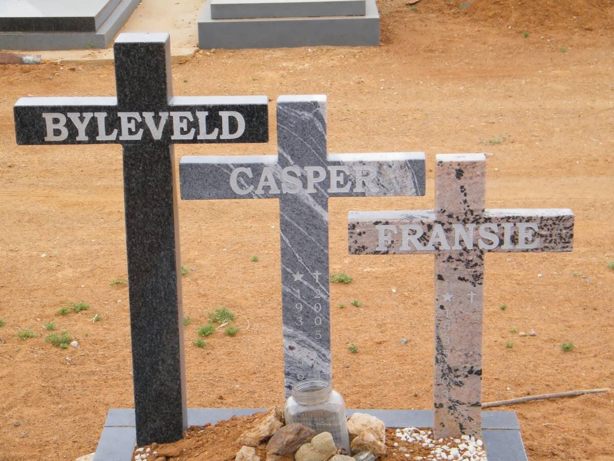 BYLEVELD Casper 1935-2005 &amp; Fransie