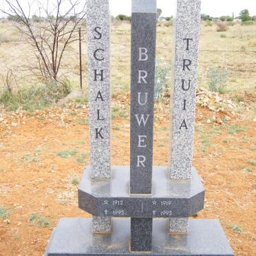 BRUWER Schalk 1912-1995 &amp; Truia 1919-1995