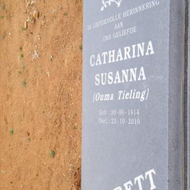 BARRETT Catharina Susanna 1914-2010