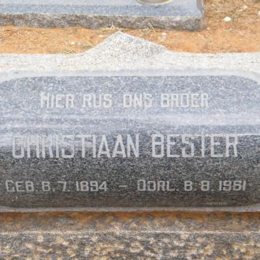 BESTER Christiaan 1894-1961
