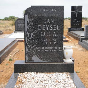 DEYSEL J.H.A. 1918-1981