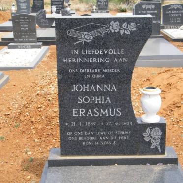 ERASMUS Johanna Sophia 1889-1984