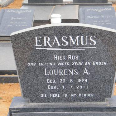 ERASMUS Lourens A. 1929-2011