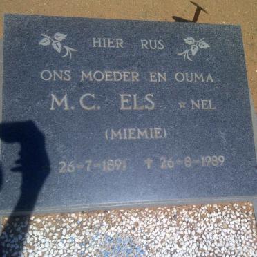 ELS M.C. nee NEL 1891-1989