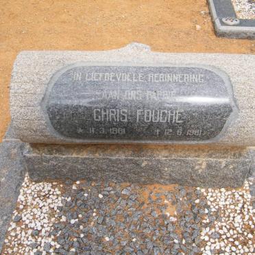 FOUCHE Chris 1881-1981