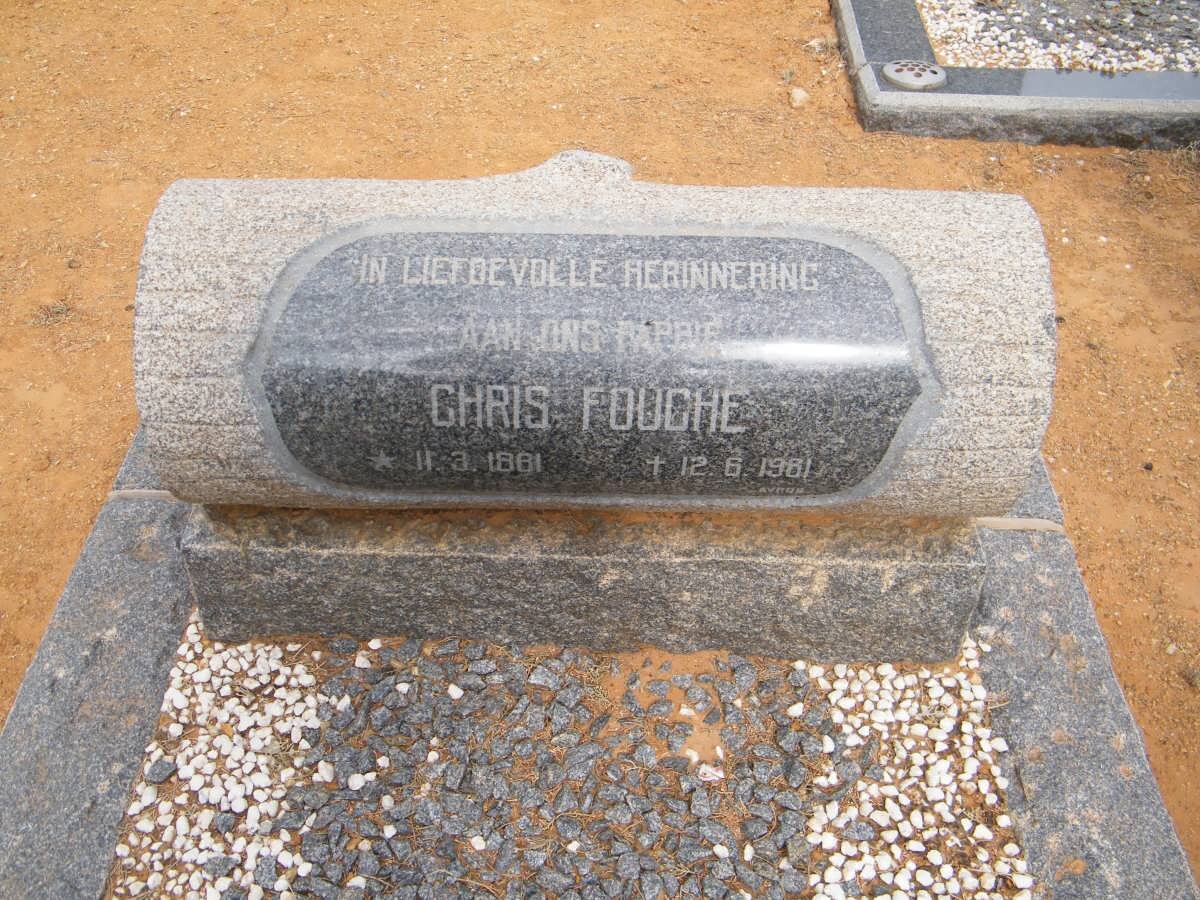 FOUCHE Chris 1881-1981