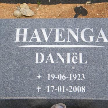 HAVENGA Daniel 1923-2008