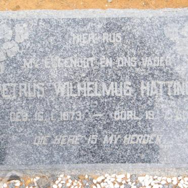 HATTINGH Petrus Wilhelmus 1873-1960