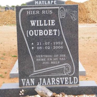JAARSVELD Willie, van 1952-2006