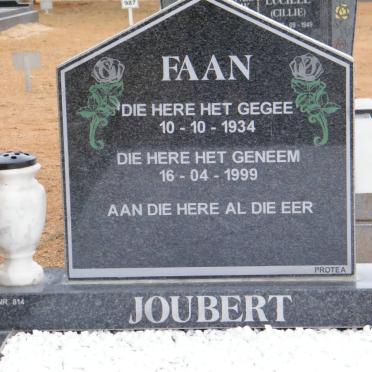 JOUBERT Faan 1934-1999