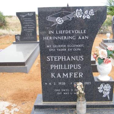KAMFER Stephanus Phillipus 1928-1985
