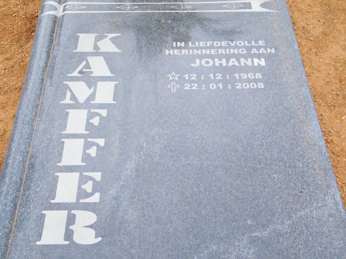 KAMFFER Johan 1968-2008