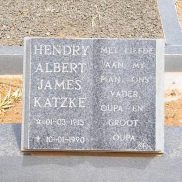 KATZKE Hendry Albert James 1915-1990
