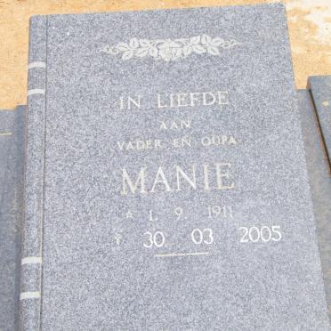 KRIEL Manie 1911-2005