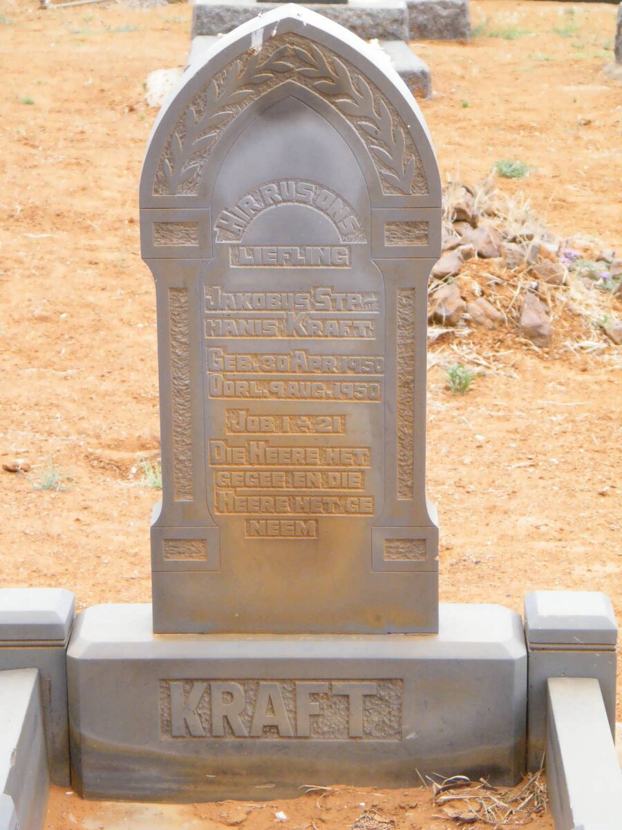 KRAFT Jakobus Ste?hanis 1950-1950