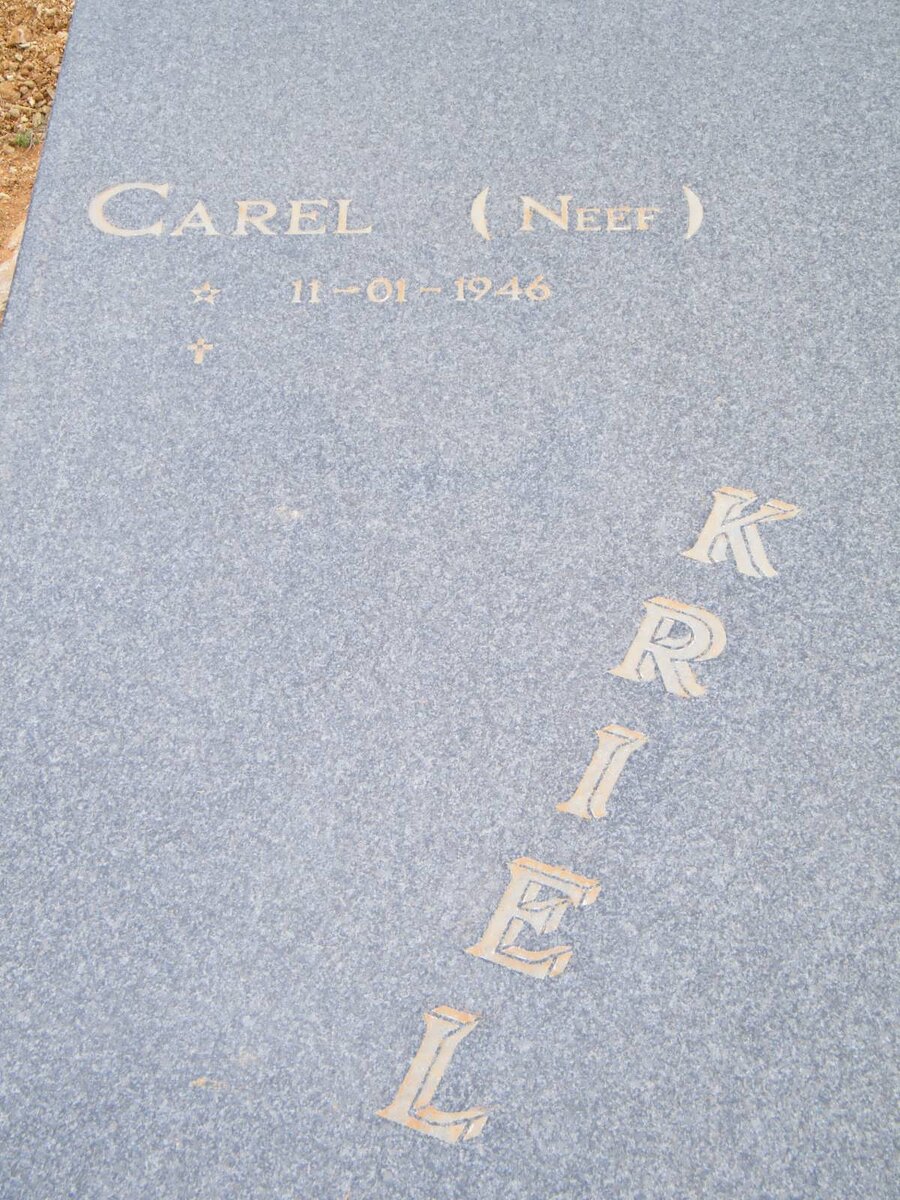 KRIEL Carel 1946-
