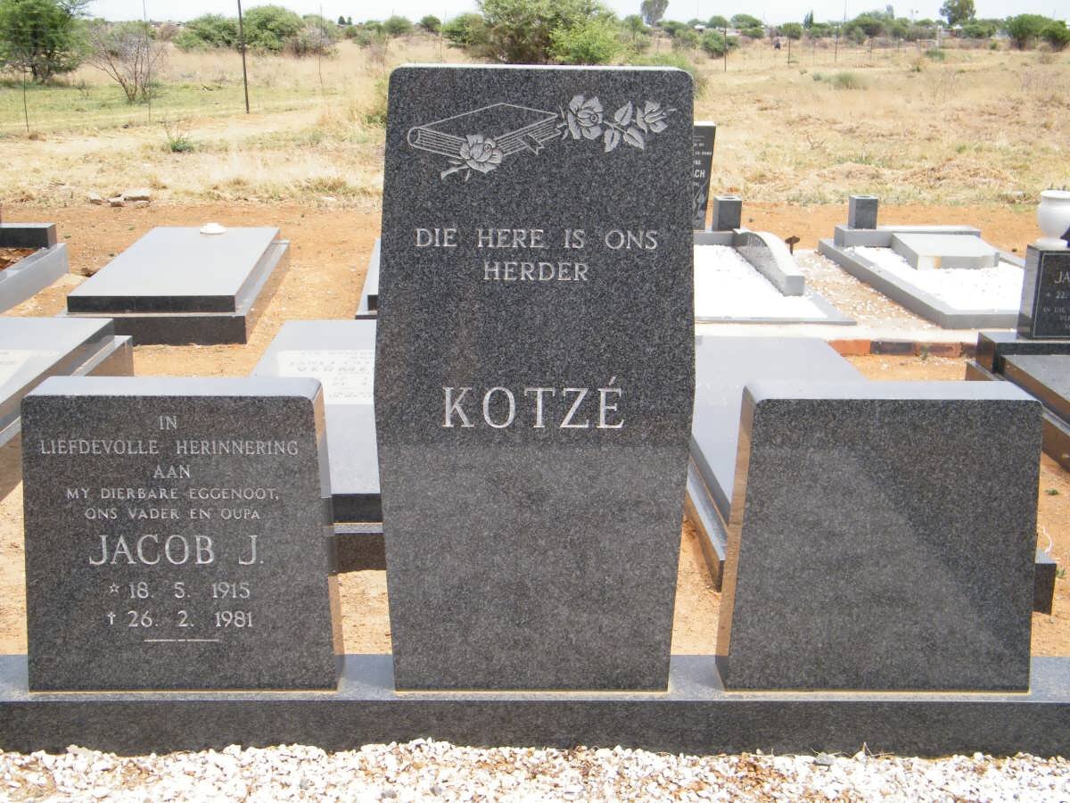 KOTZÉ Jacob J. 1915-1981