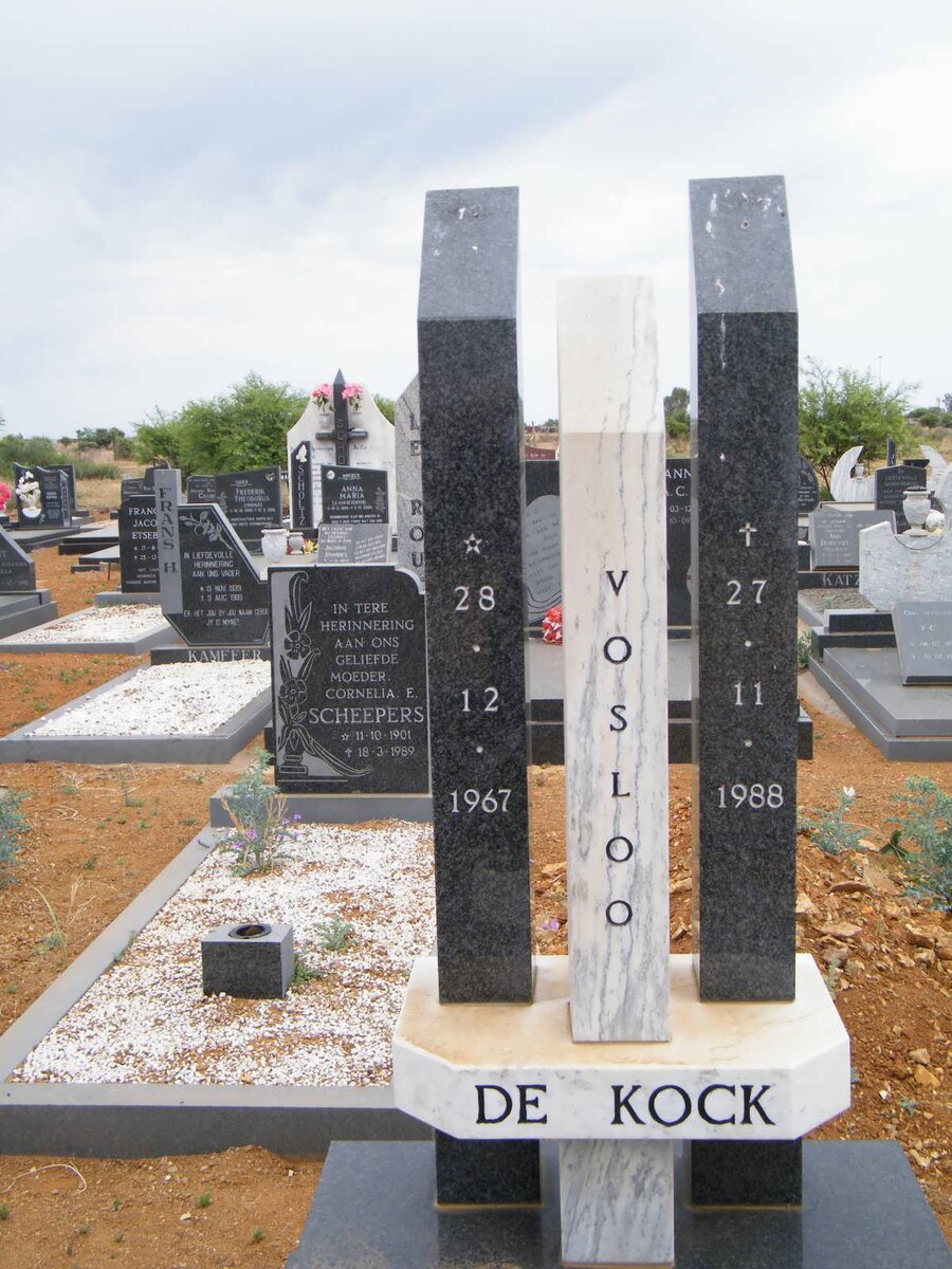 KOCK Vosloo, de 1967-1988
