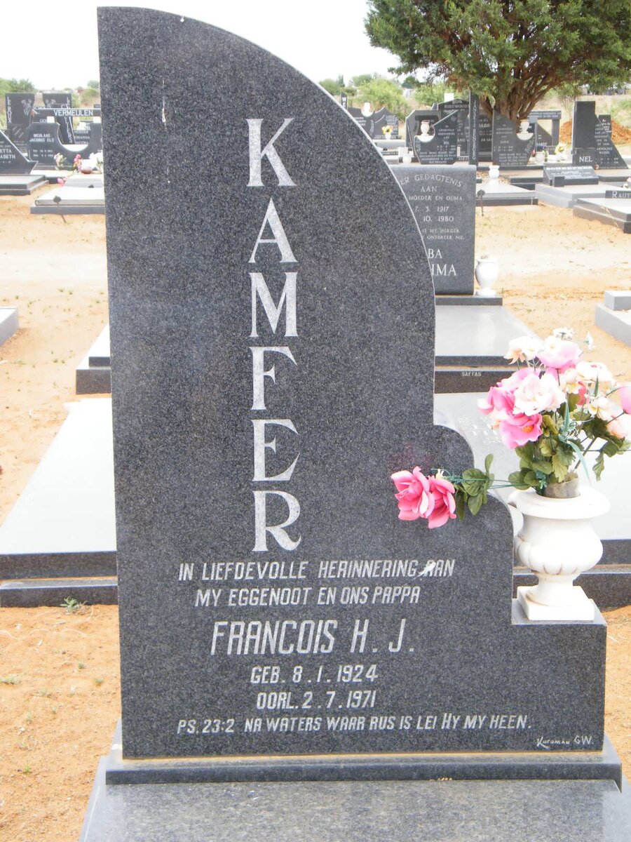 KAMFER Francois H.J. 1924-1971
