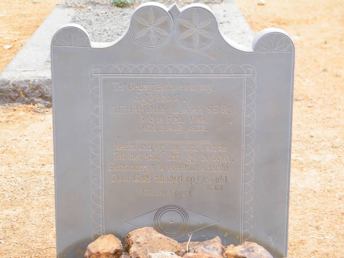 KAYSER Gerhardus L. 1859-1932